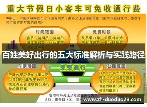 百姓美好出行的五大标准解析与实践路径